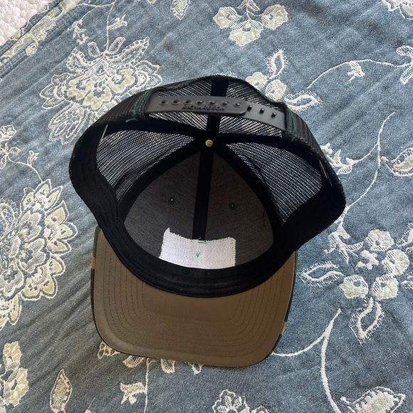 The Darling Oyster Bar Charleston, SC Trucker SnapBack Camo Patch Hat - Picture 5 of 5